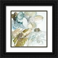 thumbnail image 1 of Franklin, Elizabeth 12x12 Black Ornate Wood Framed with Double Matting Museum Art Print Titled - Seaglass Garden 3, 1 of 4