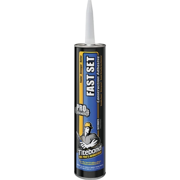 Franklin International Titebond Fast Set Construction Adhesive - Pack of 8