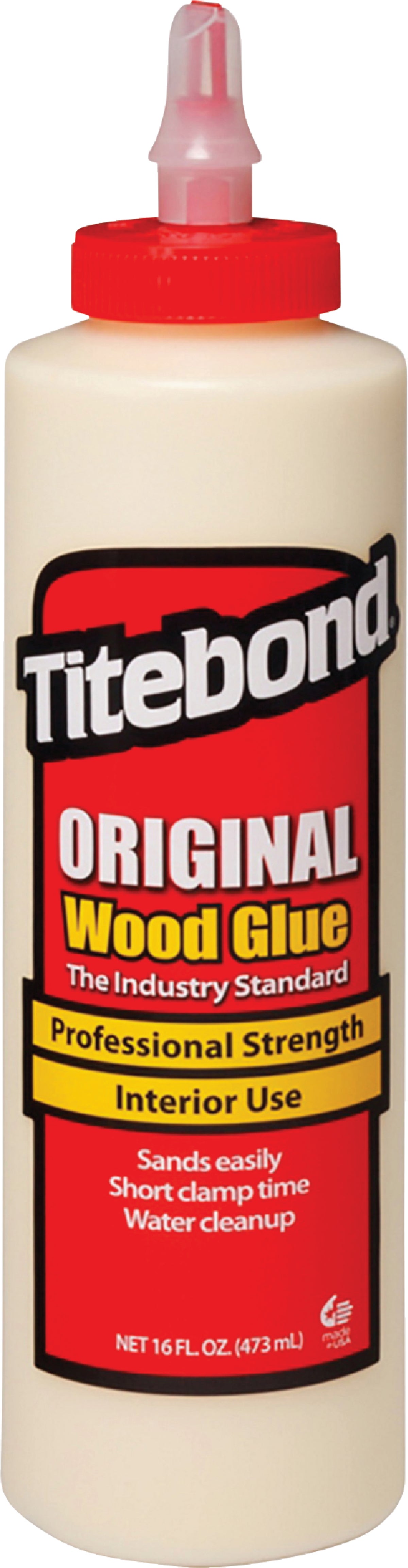 Wood Glue: 16 oz Bottle, Yellow