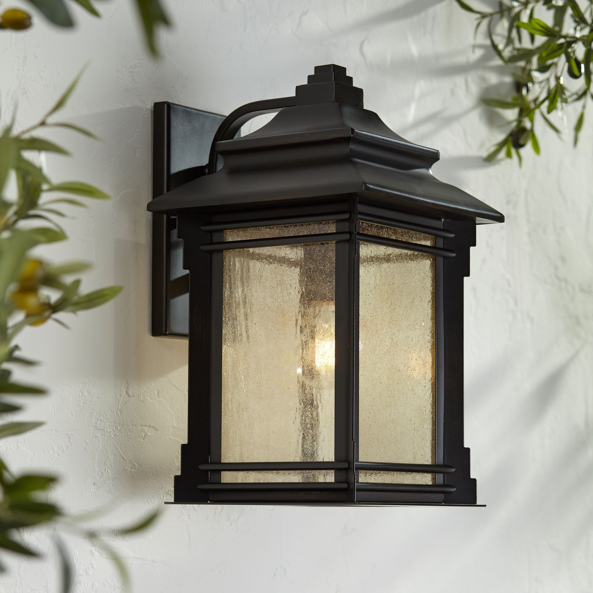 Franklin Iron Works Rustic Outdoor Ceiling Light Hanging Lantern Walnut Bronze 19 1/4 Franklin Iron Works Rustic Outdoor Ceiling Light Hanging Lantern Walnut Bronze 19 1/4