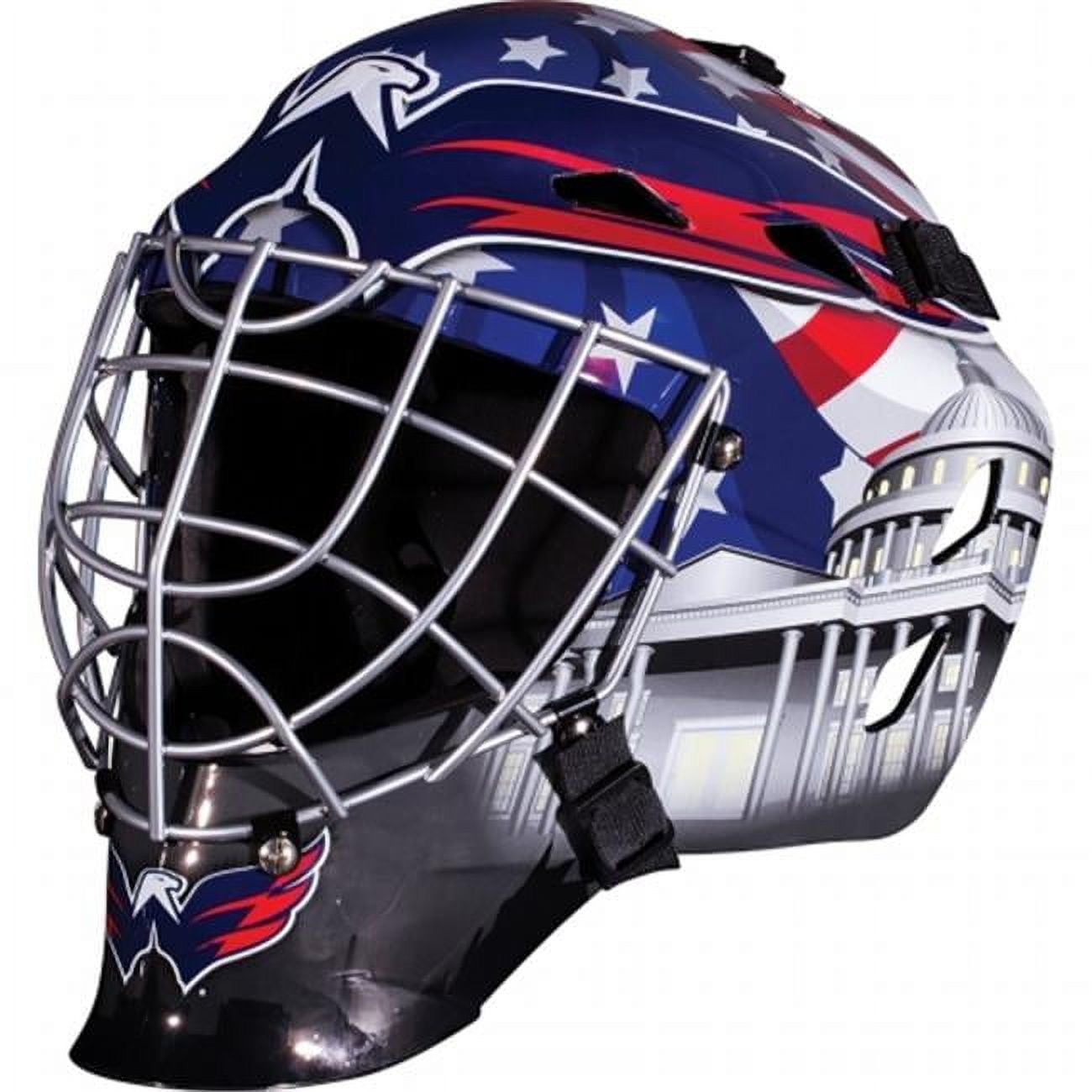 Franklin Sports Youth Pittsburgh Penguins GFM 1500 Street Hockey Goalie  Face Mask