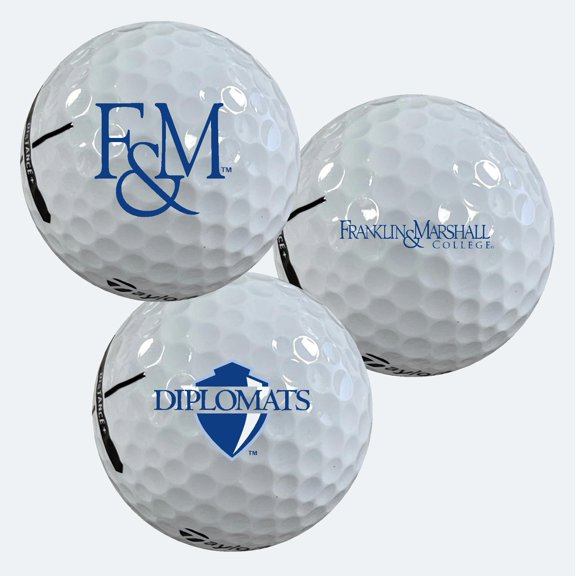 Franklin & Marshall Diplomats Logo Edition Taylormade Distance+ Golf Balls 12-Pack (Dozen)