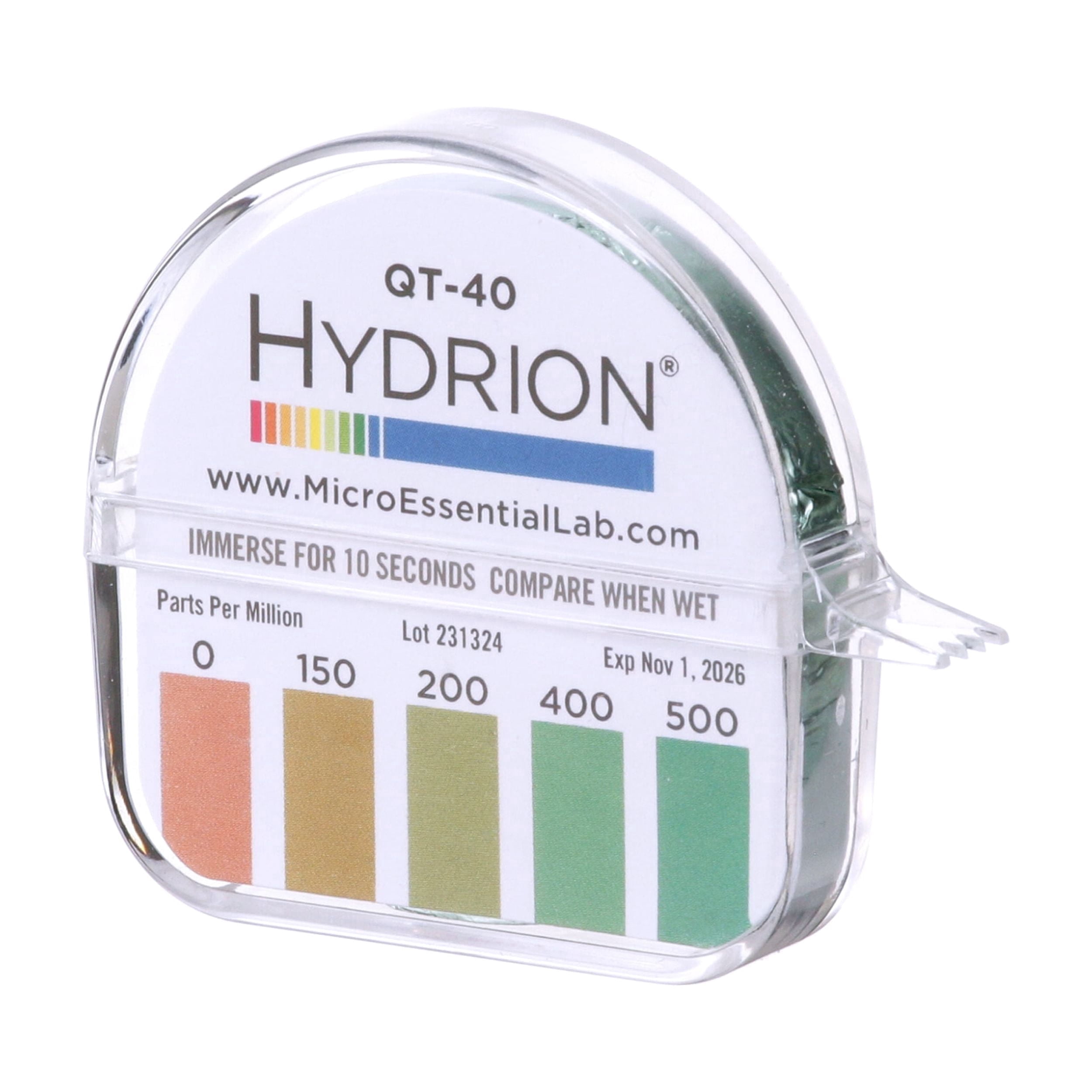 Franklin Micro Essential Laboratory - QT40 - Quaternary Ammonia 40 Test Paper Roll