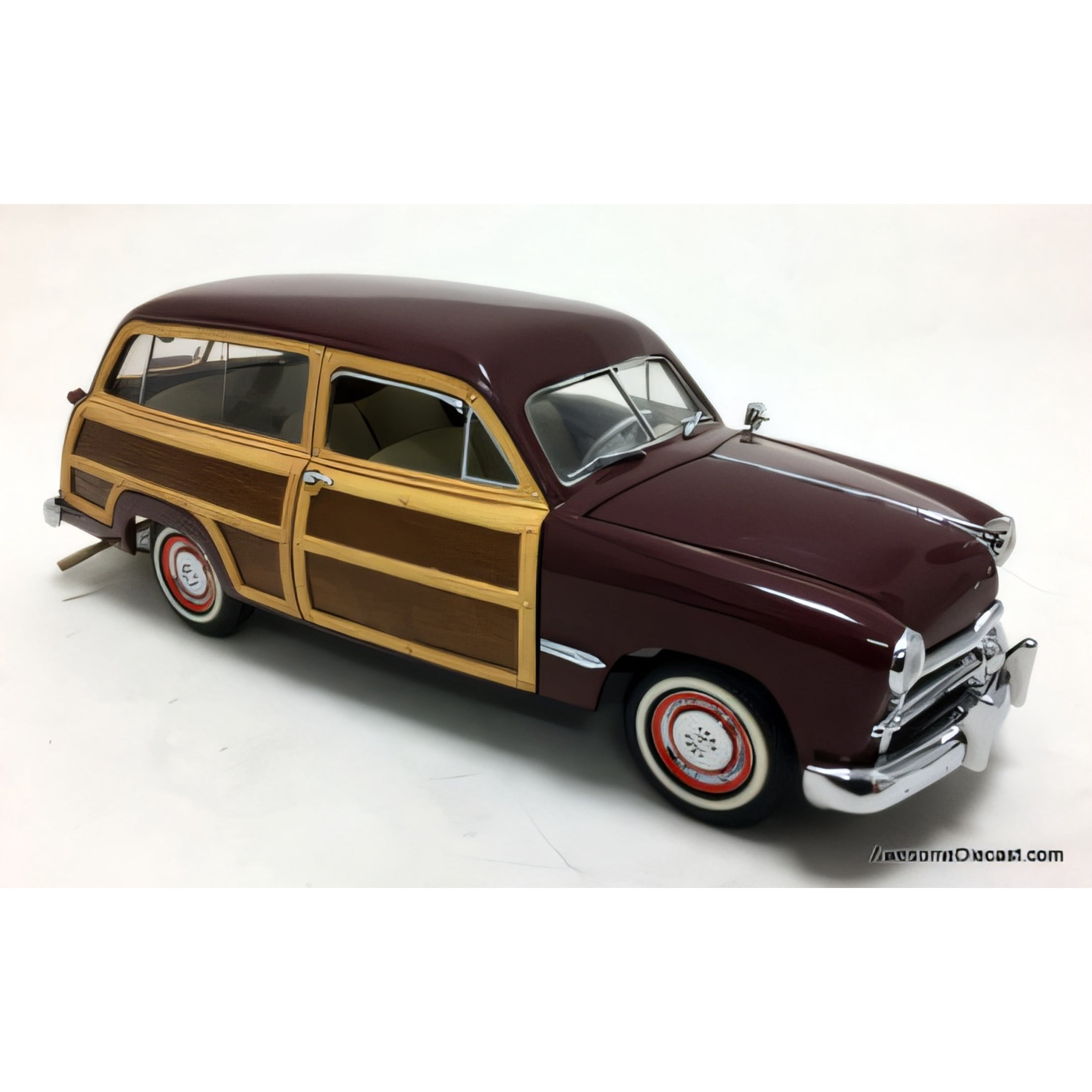 Miniature Franklin Mint 1/24 – Ford Wagon 1950 Woody (occasion, Sans Boîte)
