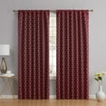 thumbnail image 1 of Franklin Moroccan Trellis 100% Complete Blackout Back Tab Curtain Panels, 1 of 34