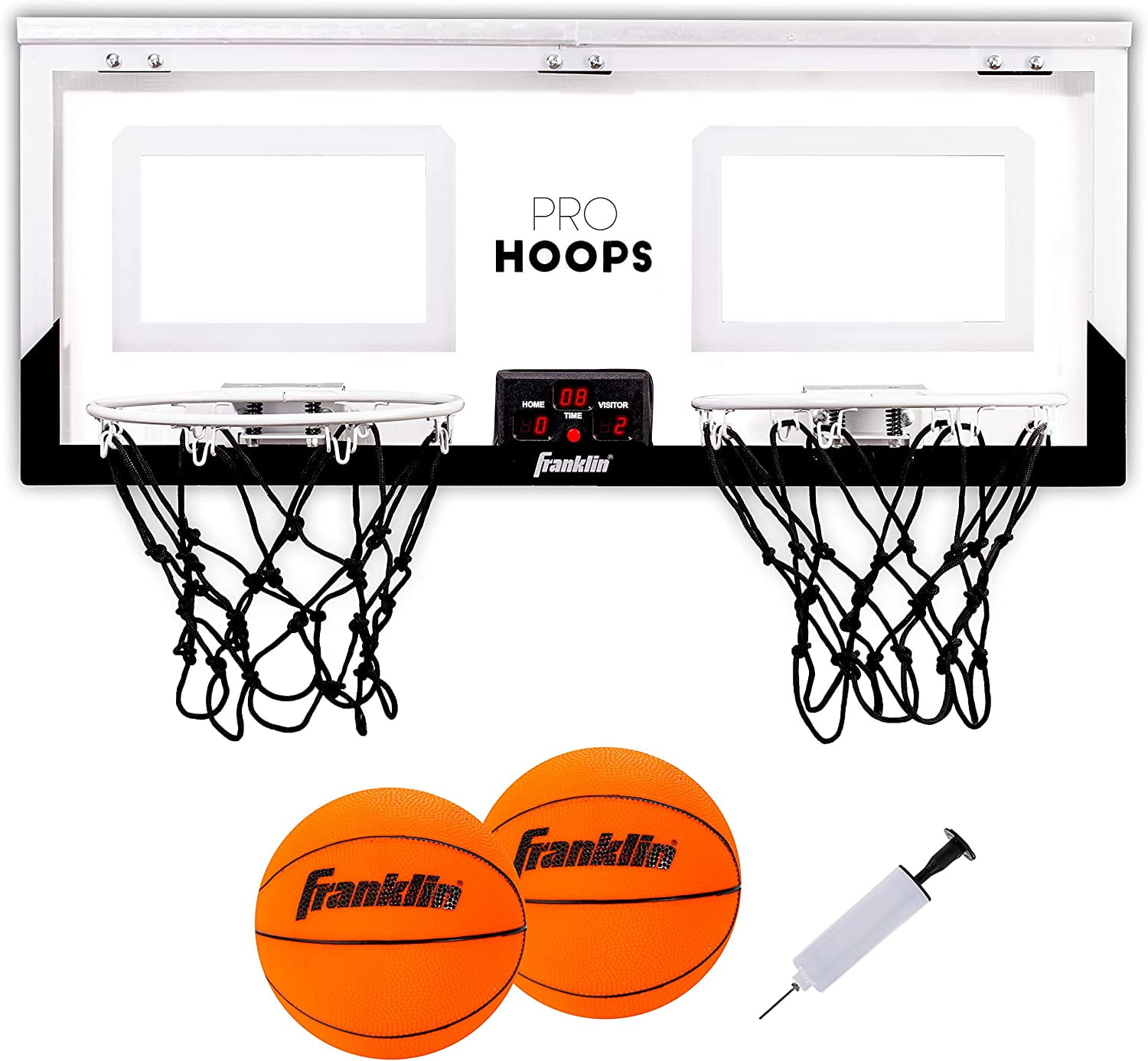 Franklin NBA Pro Hoops Mini Indoor Dual Shot Basketball Game with LED