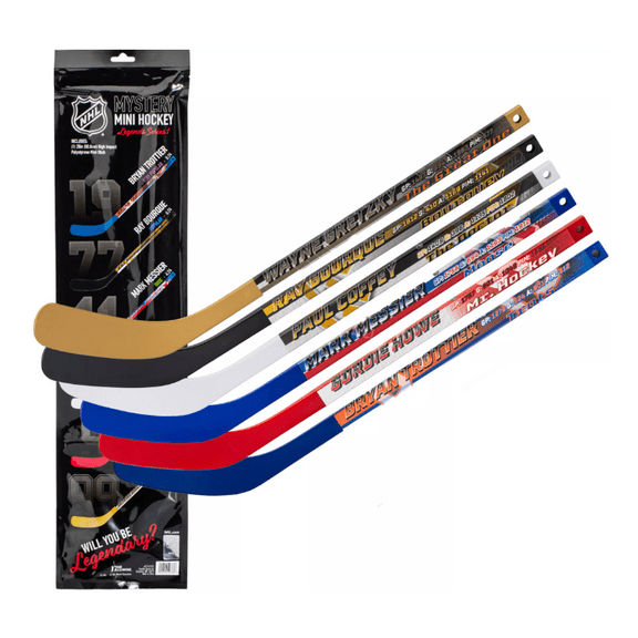 Franklin NHL Legends 20" Mystery Mini Hockey Stick - Right Handed