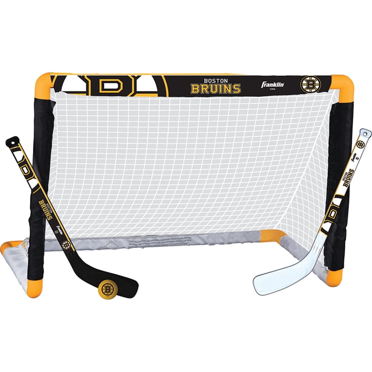 Franklin NHL Mini Hockey Goal Set, Bruins - Walmart.com