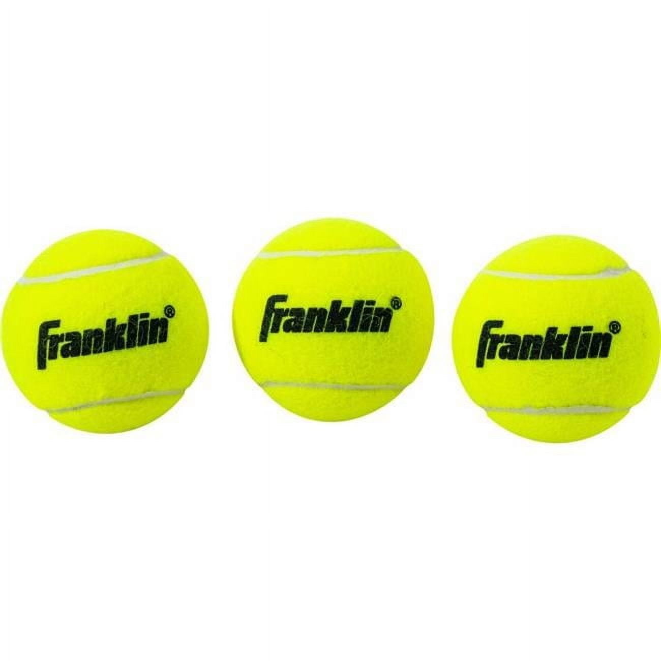 Franklin Pressureless Tennis Balls, Polyester Yellow, 3.10" x 3.05" x 8.50"