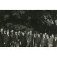 thumbnail image 1 of Franklin Roosevelt On Crutches In A Group Of Men At The Courthouse In Pittsburgh History (36 x 24), 1 of 1
