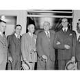 thumbnail image 1 of Franklin Roosevelt Stands With Politicians History (36 x 24), 1 of 2