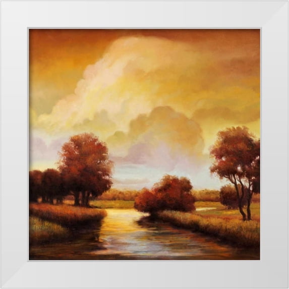 Franklin, Ryan 12x12 White Modern Wood Framed Museum Art Print Titled - Majestic Morning I