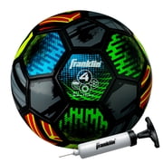 Franklin Sports MYSTIC Kids Soccer Ball - Size 4 Youth Soccer Ball - Soft Cover - Great for Kids and Toddlers - Air Pump Included