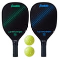 thumbnail image 1 of Franklin Sports 2 Player Pickleball Paddle + Ball Set - Wood Starter Set, 1 of 12