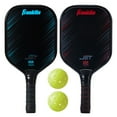 thumbnail image 1 of Franklin Sports 2 Player Pickleball Paddles + Balls - Aluminum Starter Set, 1 of 12