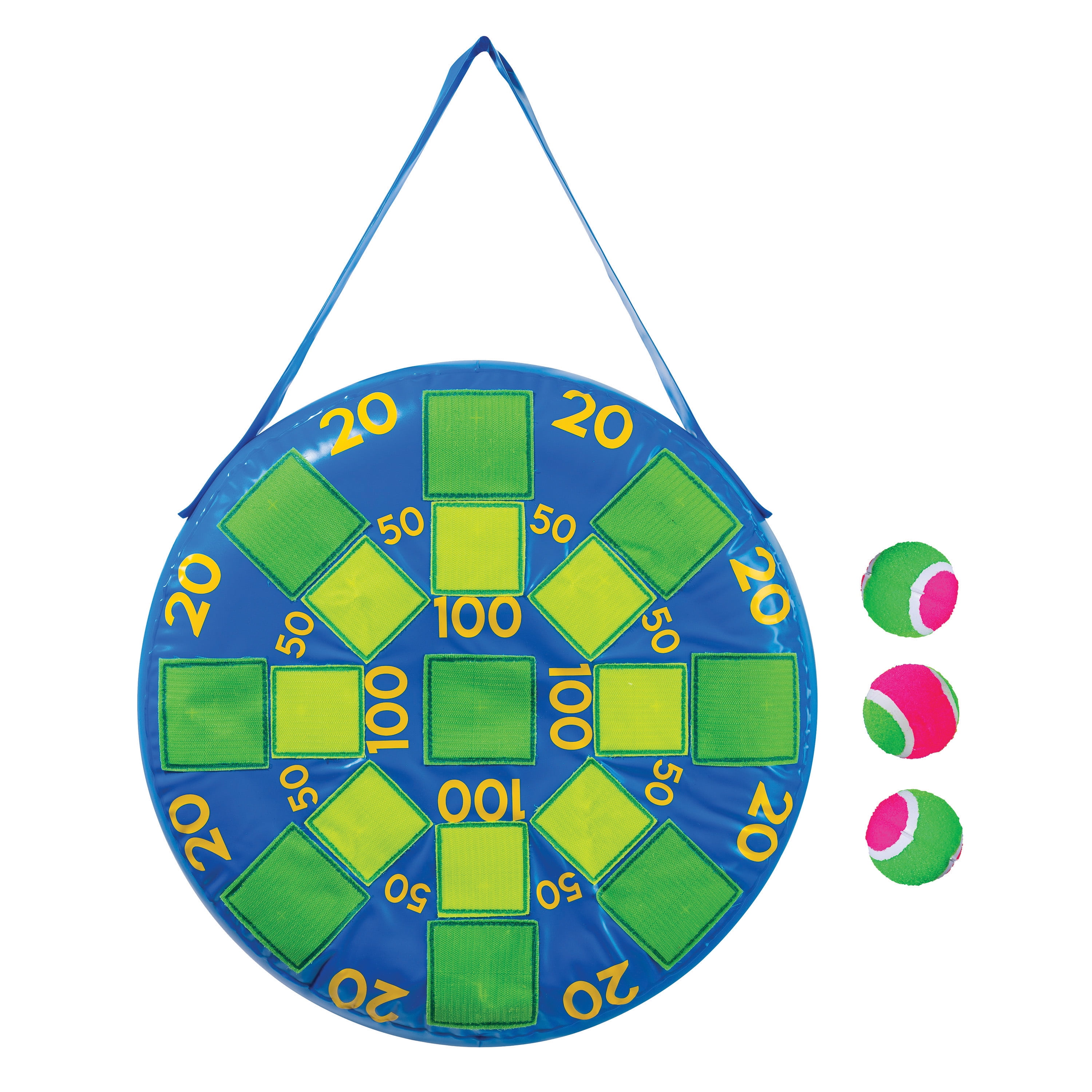 Franklin Sports 20√¢¬Ä¬ù Inflatable Dart Ball Board w/ Tennis Ball Self-Stick for up to Multiplayers