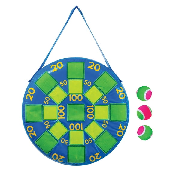 Franklin Sports 20 Inflatable Dart Ball Board w/ Tennis Ball Self-Stick for up to Multiplayers