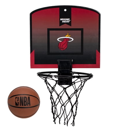 Franklin Sports Adjustable Height NBA Miami Heat Basketball Hoop