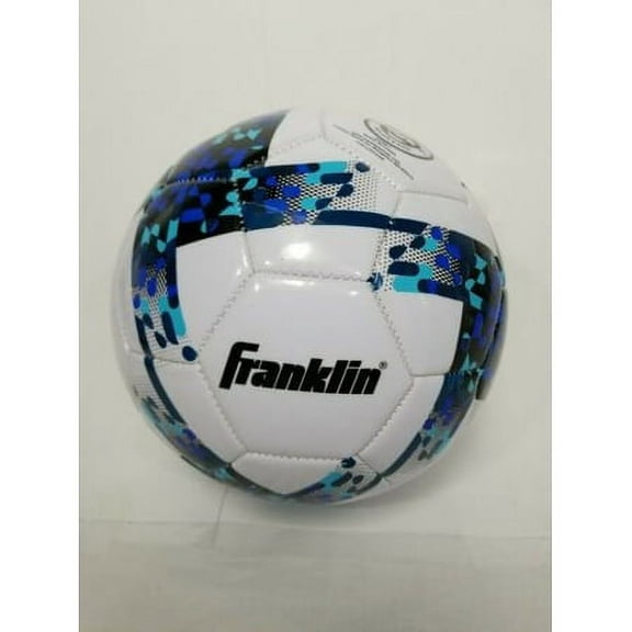 Franklin Sports All Weather Size 3 Soccer Ball Blue White & Black Print NEW