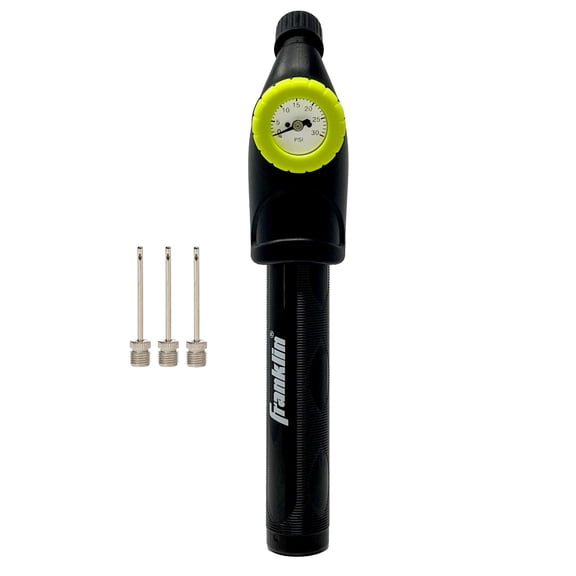 Franklin Sports Ball Pump + Pressure Gauge with Needle