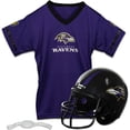 thumbnail image 1 of Franklin Sports Baltimore Ravens Kids NFL Uniform Set - Youth NFL Team Jersey, Helmet + Apparel Costume - Official NFL Gear -Youth Medium, 1 of 10