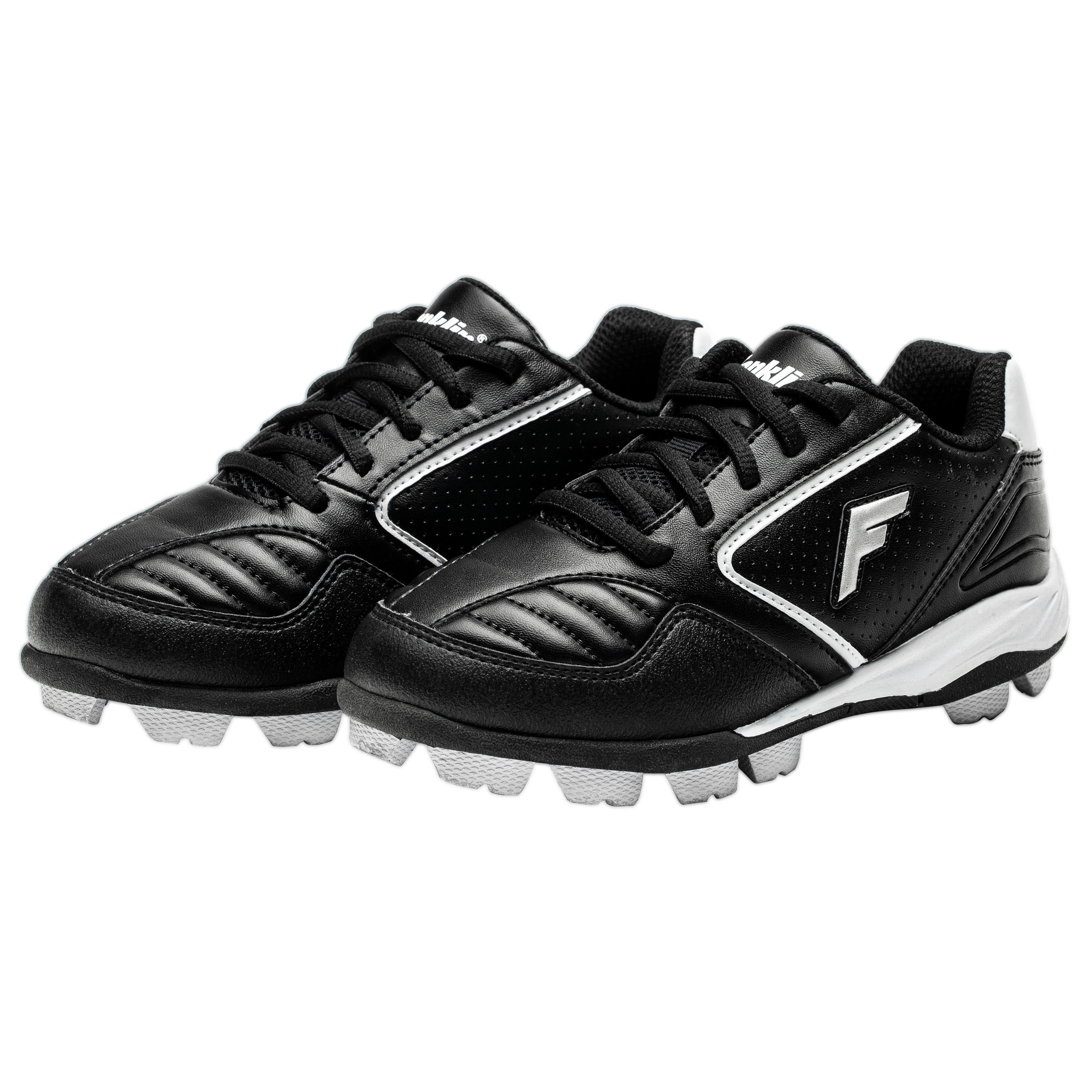 Franklin Sports Baseball Cleat - Youth - Black - Size 1 - Walmart.com