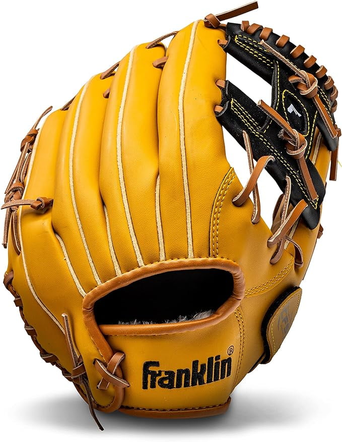 Franklin Sports Baseball + Softball Gloves Field Master Adult + Youth