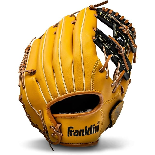 Franklin Sports Baseball + Softball Gloves Field Master Adult + Youth