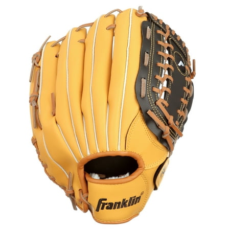 Franklin Sports Baseball and Softball Glove, Field master Adult and Youth Mitts - 12 In
