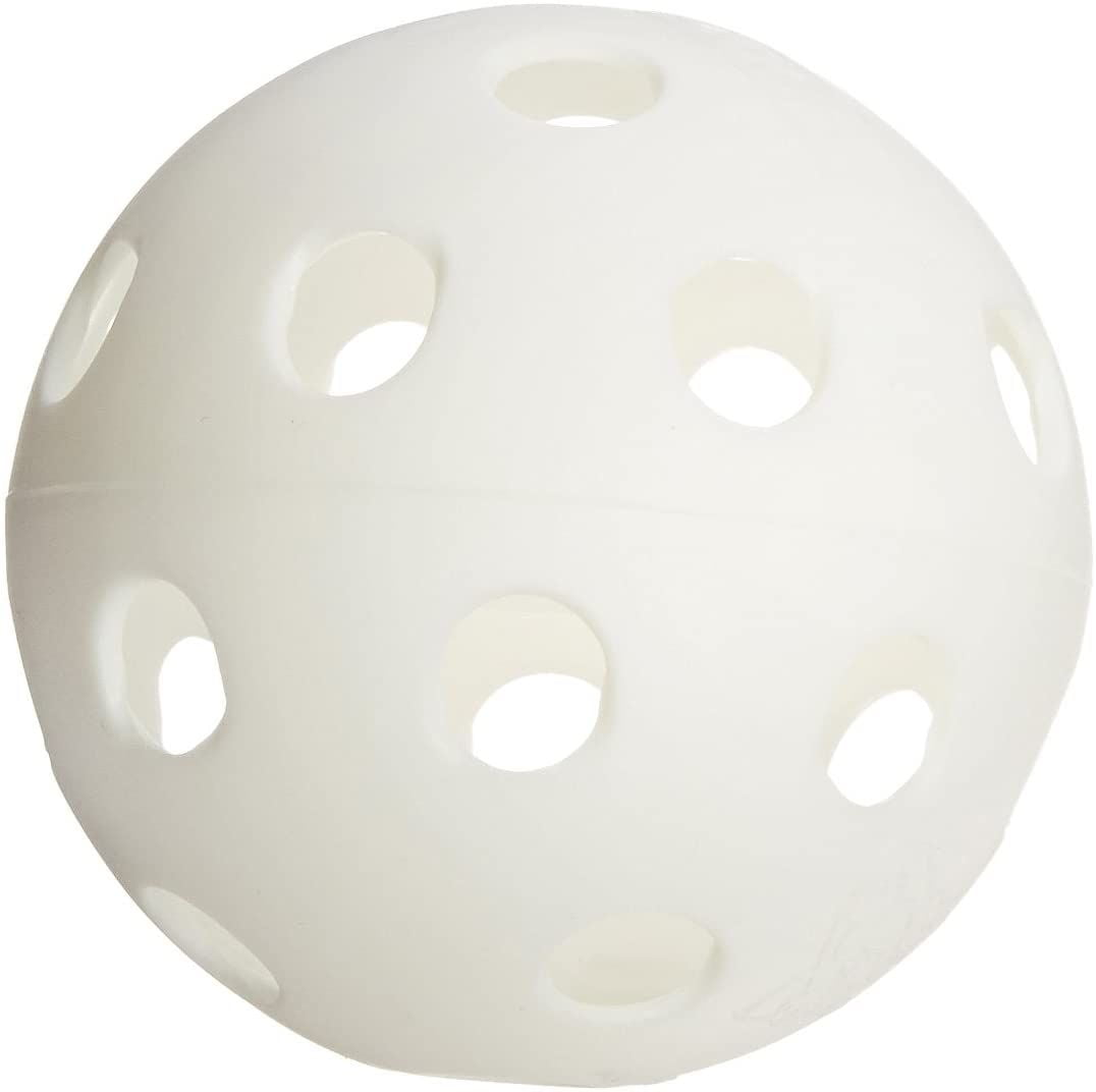 Franklin Sports Batting Practice Soft Toss Plastic Baseballs, MLB 70mm, 8 Pack, White