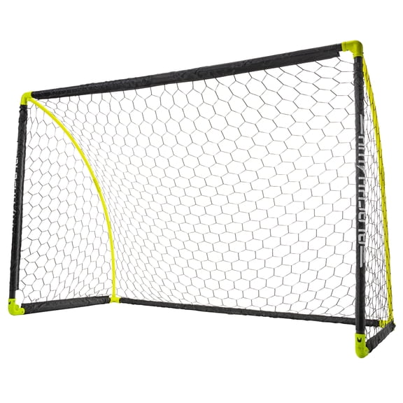 Franklin Sports Blackhawk Insta-Set Soccer Goal - Folding Indoor + Outdoor Goal - 6' x 4' - Yellow