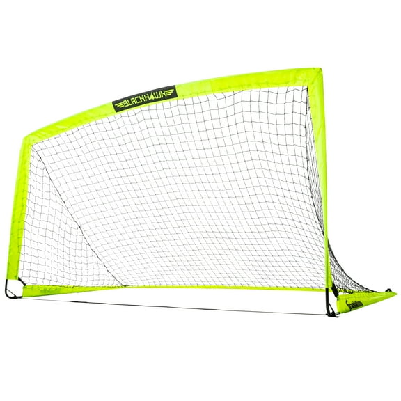 Franklin Sports Blackhawk Soccer Goal - Pop Up - Foldable - 6.5' x 3.5' Net - Optic Yellow