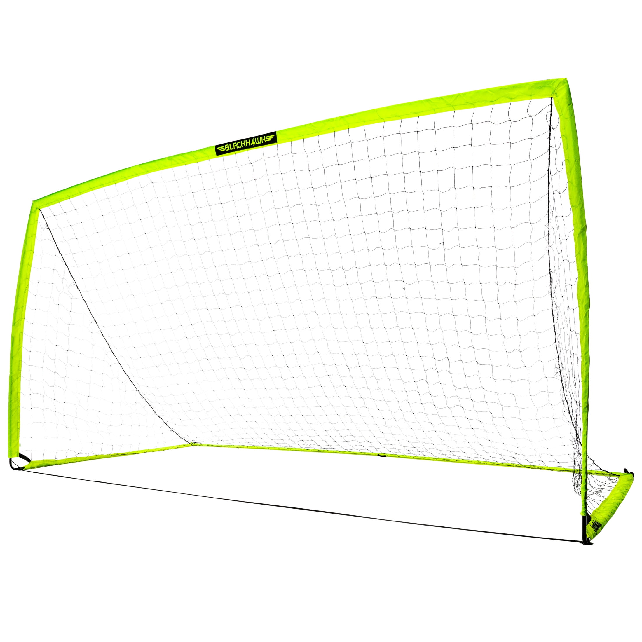 Franklin Sports Blackhawk Soccer Goal - Pop up - Official Size 12' x 6' Net - Optic Yellow