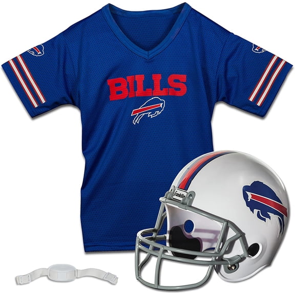 Franklin Sports NFL Kids Uniform Set - Youth Medium - Buffalo Bills