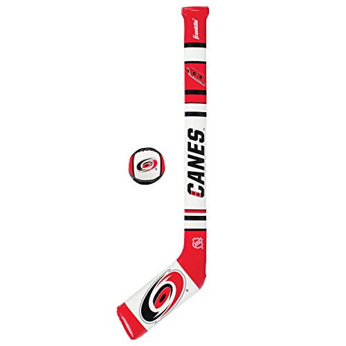 Franklin Sports Carolina Hurricanes NHL Mini Soft Hockey Stick Set