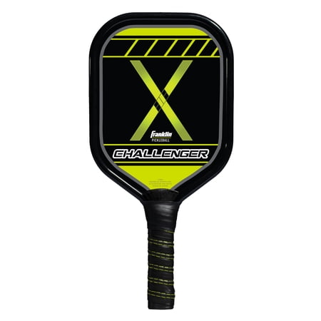 Franklin Sports Challenger Pickleball Paddle - Aluminum Core Racket - Green