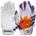 thumbnail image 1 of Franklin Sports Clemson Tigers Kids Football Receiver Gloves - Youth Official NCAA College Team Football Gloves - Silicone Palm Receiver Gloves for Kids Ages 7 -10 - Youth Small/Extra Small, 1 of 8