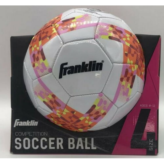 Franklin Sports Competition Size 4 Soccer Ball - Pink