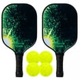 thumbnail image 1 of Franklin Sports Decimator Pickleball Set, 2 Player, Carbon Fiber Paddle, X-40, 1 of 2