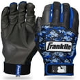thumbnail image 1 of Franklin Sports Digitek Batting Gloves, Gray/Black/Royal Digi, Adult Small, 1 of 6