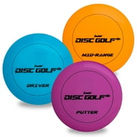 Deals on 3-Count Franklin Sports Disc Golf Discs