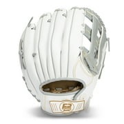Franklin Sports Fastpitch Softball Glove - Field Master Fastpitch + Softball Mitt - Womens + Girls Righty Glove - Adult + Youth Baseball + Softball Gloves - Right Hand Throw - 11.5" - White + Grey