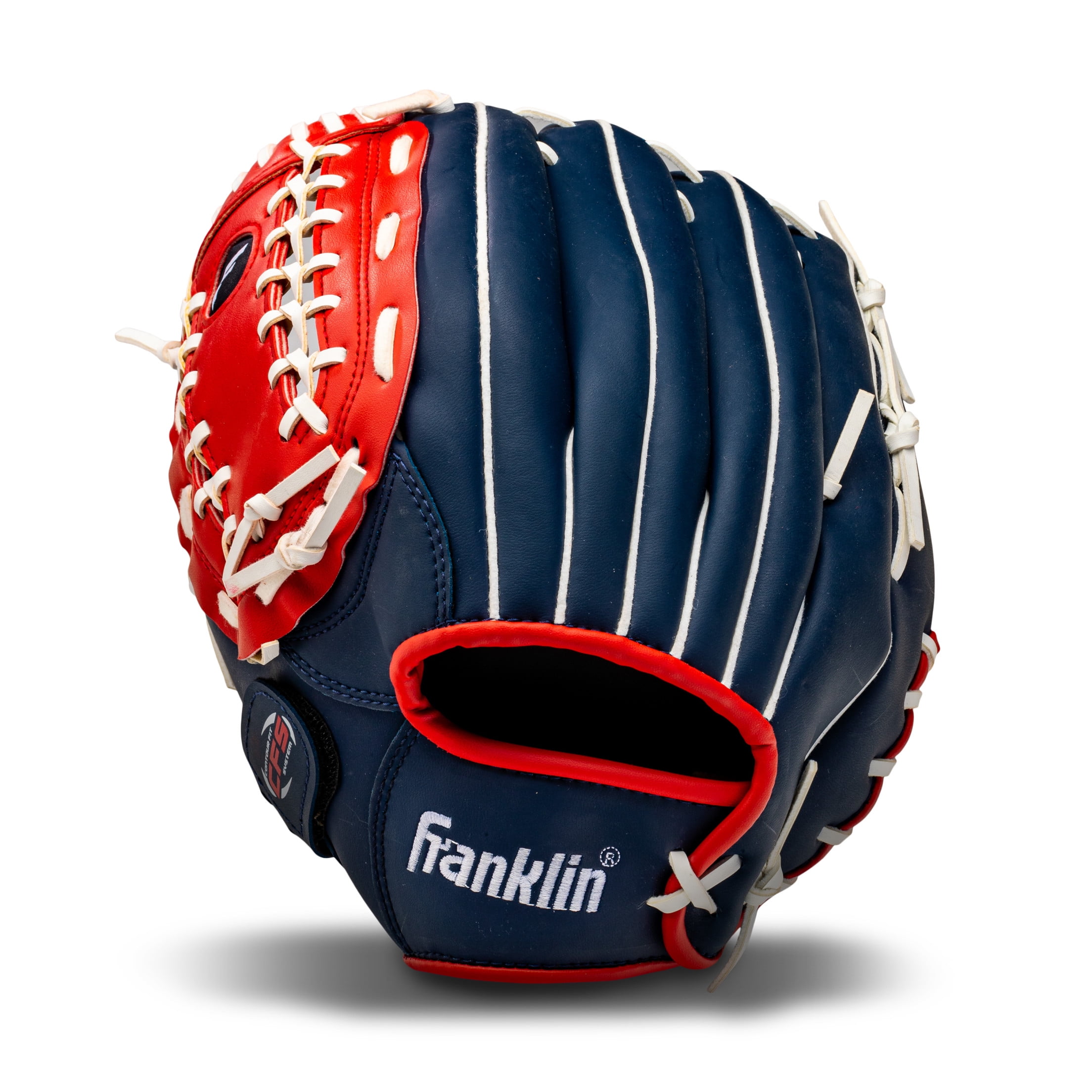 Franklin Sports Field Master Baseball + Softball Glove, 12 in, USA