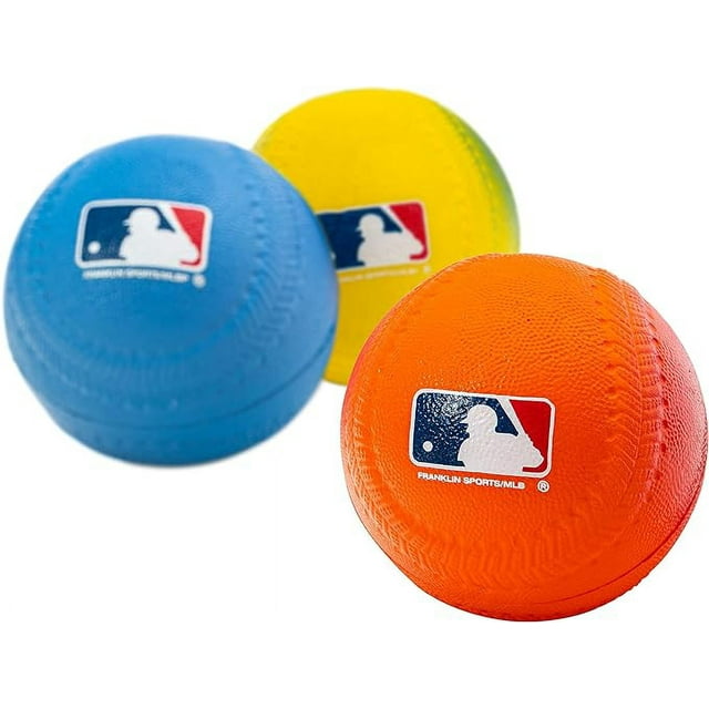Franklin Sports Foam Baseballs Soft Foam Practice Baseballs for Kids