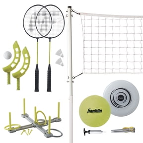 Franklin Sports Fun 5 Outdoor Games Combo Set for Beach + Backyard