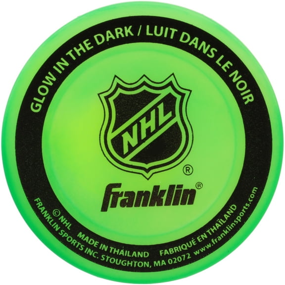 Franklin Sports Glow in the Dark Street Hockey Puck