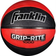 Franklin Sports Grip-Rite 1000 Junior 27.5" Basketball-Black/Red