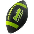 thumbnail image 1 of Franklin Sports Junior Size Rubber Football, Black, 1 of 7
