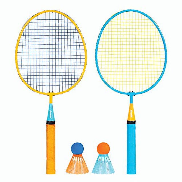 Franklin Sports Kids Badminton Racket Set Smashminton Kids Oversize
