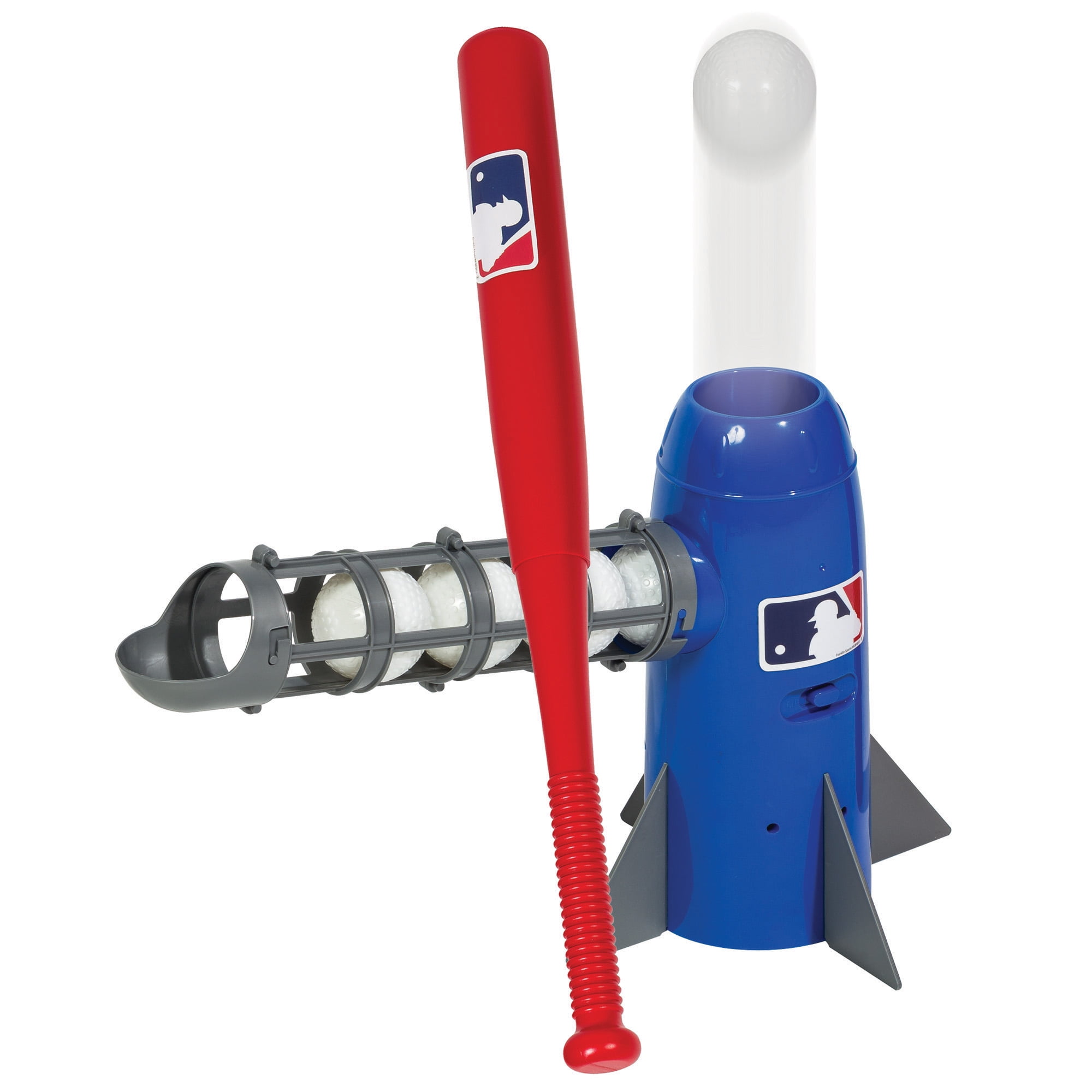 Children's Baseball Pitcher - Pop A Pitch Baseball Hitter With Teen  Baseball Bat+3 Plastic Baseballs - Boys+girls' Baseball Toys, Red/blue  Suitable For Outdoor Toys For Children Over 5 Years Old - Temu